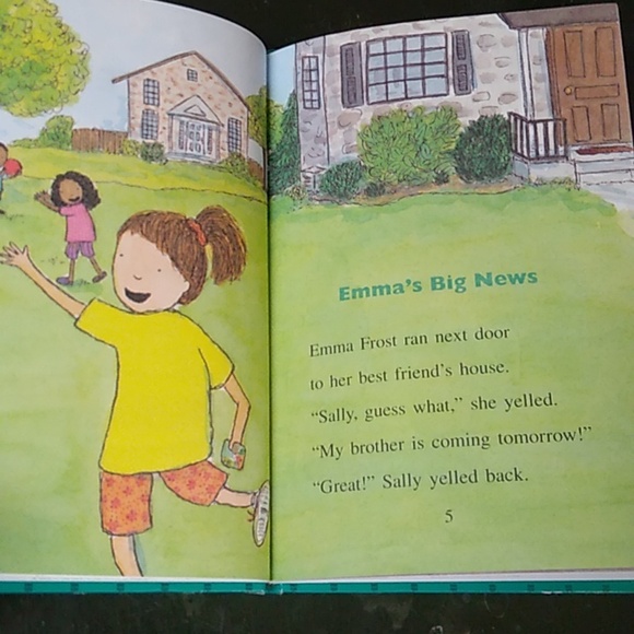 👩Emma's Yucky Brother Level Reader Children Picture Book Daycare Preschool Home - Picture 7 of 7